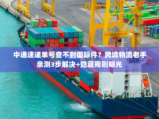 中通速递单号查不到国际件?跨境物流老手亲测3步解决+隐藏规则曝光 中通速递单号查不到国际件?跨境物流老手亲测3步解决+隐藏规则曝光