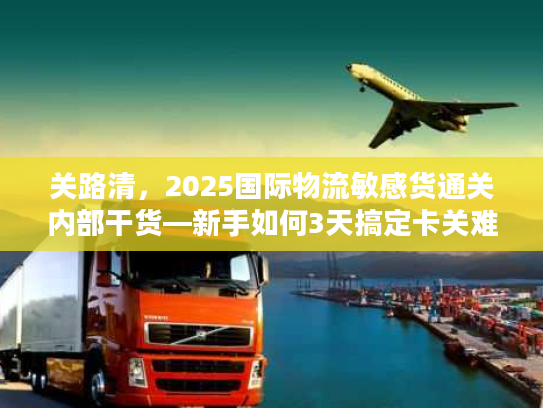 关路清,2025国际物流敏感货通关内部干货—新手如何3天搞定卡关难题? 关路清,2025国际物流敏感货通关内部干货—新手如何3天搞定卡关难题?