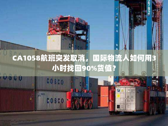CA1058航班突发取消,国际物流人如何用3小时找回90%货值? CA1058航班突发取消,国际物流人如何用3小时找回90%货值?
