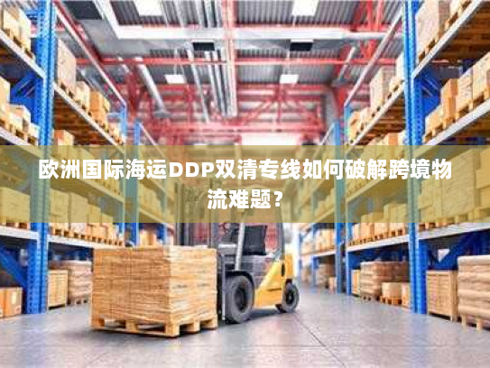 欧洲国际海运DDP双清专线如何破解跨境物流难题? 欧洲国际海运DDP双清专线如何破解跨境物流难题?