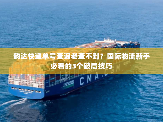 韵达快递单号查询老查不到？国际物流新手必看的3个破局技巧