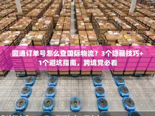 圆通订单号怎么查国际物流？3个隐藏技巧+1个避坑指南，跨境党必看