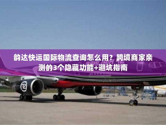韵达快运国际物流查询怎么用？跨境商家亲测的3个隐藏功能+避坑指南
