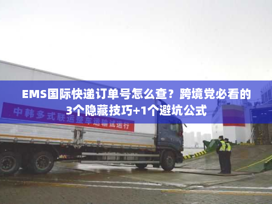 EMS国际快递订单号怎么查?跨境党必看的3个隐藏技巧+1个避坑公式 EMS国际快递订单号怎么查?跨境党必看的3个隐藏技巧+1个避坑公式