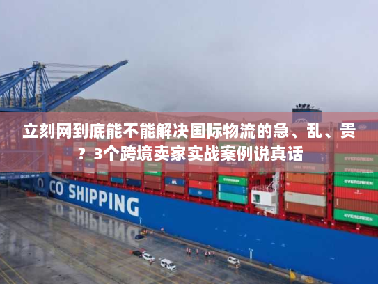 立刻网到底能不能解决国际物流的急、乱、贵?3个跨境卖家实战案例说真话 立刻网到底能不能解决国际物流的急、乱、贵?3个跨境卖家实战案例说真话