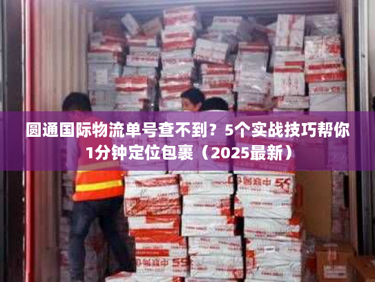 圆通国际物流单号查不到？5个实战技巧帮你1分钟定位包裹（2025最新）
