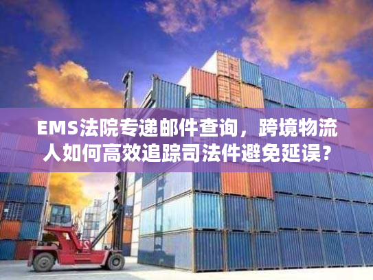 EMS法院专递邮件查询，跨境物流人如何高效追踪司法件避免延误？
