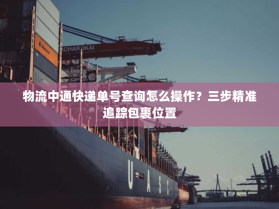 物流中通快递单号查询怎么操作？三步精准追踪包裹位置