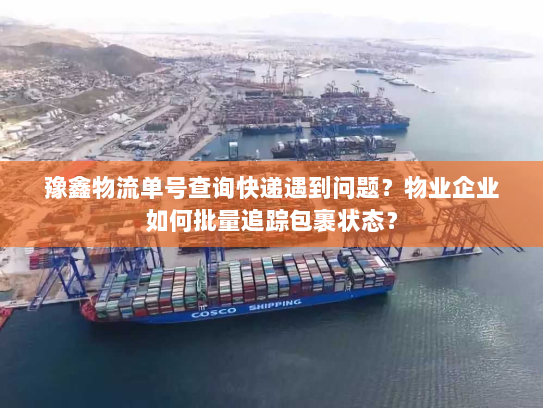 豫鑫物流单号查询快递遇到问题？物业企业如何批量追踪包裹状态？