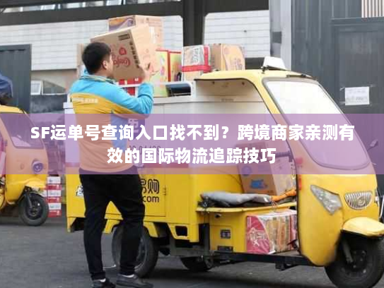 SF运单号查询入口找不到?跨境商家亲测有效的国际物流追踪技巧 SF运单号查询入口找不到?跨境商家亲测有效的国际物流追踪技巧