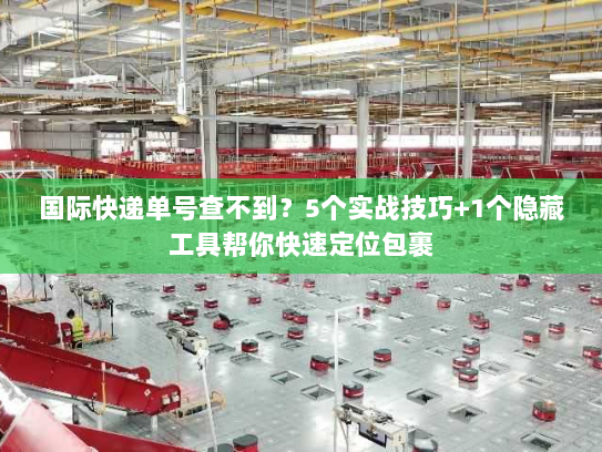 国际快递单号查不到?5个实战技巧+1个隐藏工具帮你快速定位包裹 国际快递单号查不到?5个实战技巧+1个隐藏工具帮你快速定位包裹
