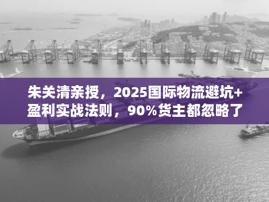 朱关清亲授,2025国际物流避坑+盈利实战法则,90%货主都忽略了这些! 朱关清亲授,2025国际物流避坑+盈利实战法则,90%货主都忽略了这些!