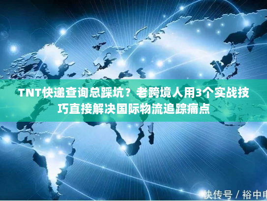 TNT快递查询总踩坑?老跨境人用3个实战技巧直接解决国际物流追踪痛点 TNT快递查询总踩坑?老跨境人用3个实战技巧直接解决国际物流追踪痛点