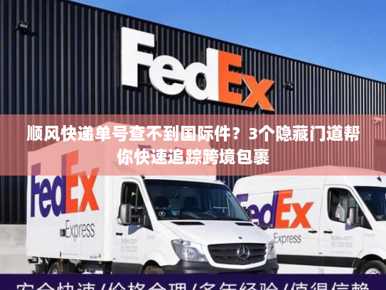 顺风快递单号查不到国际件?3个隐藏门道帮你快速追踪跨境包裹 顺风快递单号查不到国际件?3个隐藏门道帮你快速追踪跨境包裹