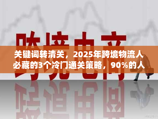 关键词转清关，2025年跨境物流人必藏的3个冷门通关策略，90%的人都错了？