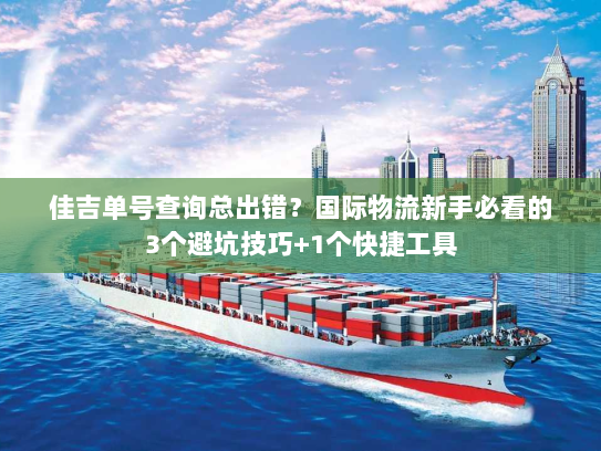 佳吉单号查询总出错?国际物流新手必看的3个避坑技巧+1个快捷工具 佳吉单号查询总出错?国际物流新手必看的3个避坑技巧+1个快捷工具