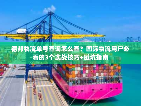 德邦物流单号查询怎么查?国际物流用户必看的3个实战技巧+避坑指南 德邦物流单号查询怎么查?国际物流用户必看的3个实战技巧+避坑指南