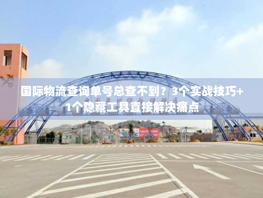 国际物流查询单号总查不到？3个实战技巧+1个隐藏工具直接解决痛点