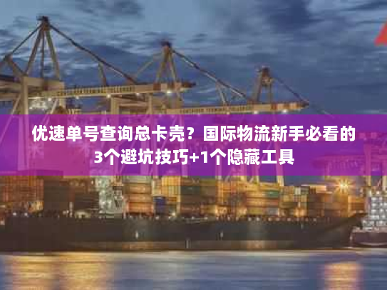 优速单号查询总卡壳?国际物流新手必看的3个避坑技巧+1个隐藏工具 优速单号查询总卡壳?国际物流新手必看的3个避坑技巧+1个隐藏工具