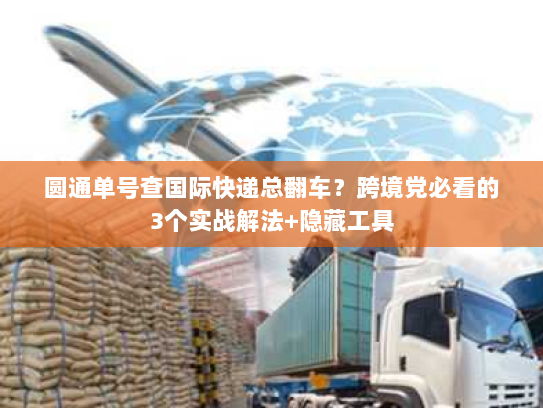 圆通单号查国际快递总翻车？跨境党必看的3个实战解法+隐藏工具
