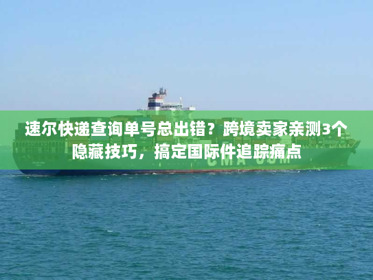 速尔快递查询单号总出错？跨境卖家亲测3个隐藏技巧，搞定国际件追踪痛点