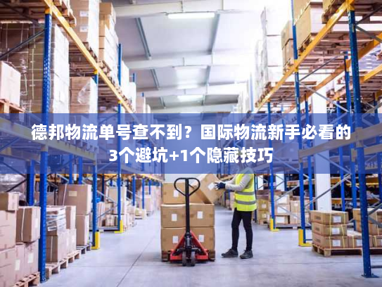 德邦物流单号查不到?国际物流新手必看的3个避坑+1个隐藏技巧 德邦物流单号查不到?国际物流新手必看的3个避坑+1个隐藏技巧
