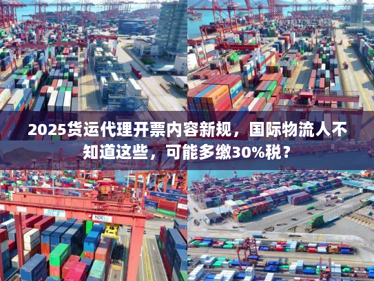 2025货运代理开票内容新规，国际物流人不知道这些，可能多缴30%税？