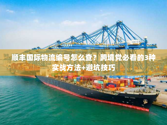 顺丰国际物流编号怎么查?跨境党必看的3种实战方法+避坑技巧 顺丰国际物流编号怎么查?跨境党必看的3种实战方法+避坑技巧