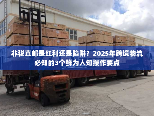 非税直邮是红利还是陷阱?2025年跨境物流必知的3个鲜为人知操作要点 非税直邮是红利还是陷阱?2025年跨境物流必知的3个鲜为人知操作要点