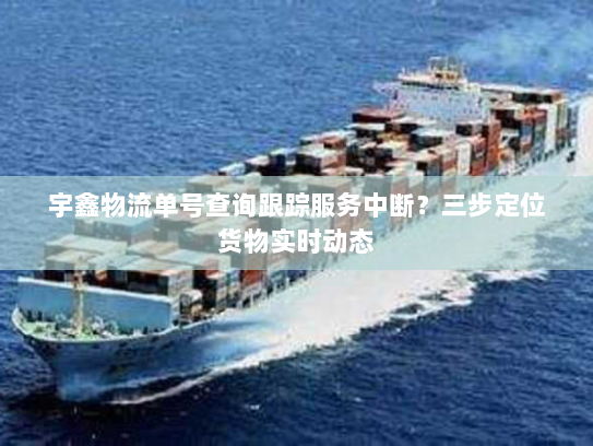 宇鑫物流单号查询跟踪服务中断？三步定位货物实时动态