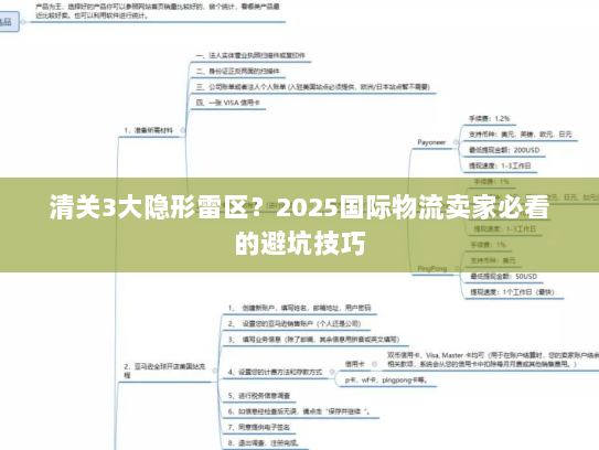 清关3大隐形雷区？2025国际物流卖家必看的避坑技巧