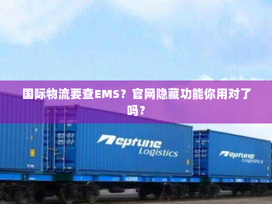 国际物流要查EMS?官网隐藏功能你用对了吗? 国际物流要查EMS?官网隐藏功能你用对了吗?