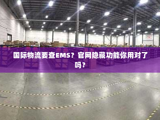 国际物流要查EMS?官网隐藏功能你用对了吗? 国际物流要查EMS?官网隐藏功能你用对了吗?
