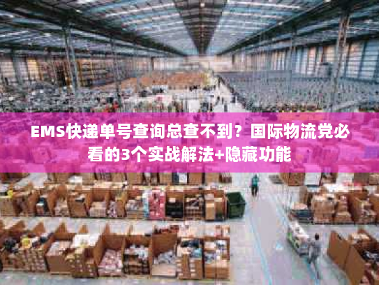 EMS快递单号查询总查不到?国际物流党必看的3个实战解法+隐藏功能 EMS快递单号查询总查不到?国际物流党必看的3个实战解法+隐藏功能