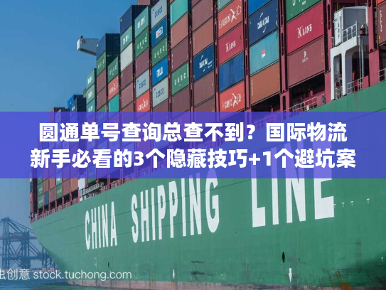 圆通单号查询总查不到？国际物流新手必看的3个隐藏技巧+1个避坑案例