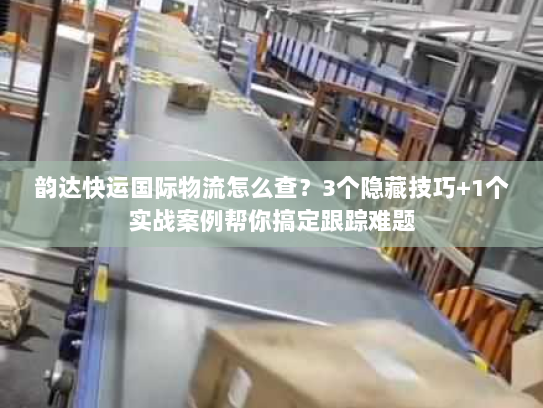 韵达快运国际物流怎么查?3个隐藏技巧+1个实战案例帮你搞定跟踪难题 韵达快运国际物流怎么查?3个隐藏技巧+1个实战案例帮你搞定跟踪难题