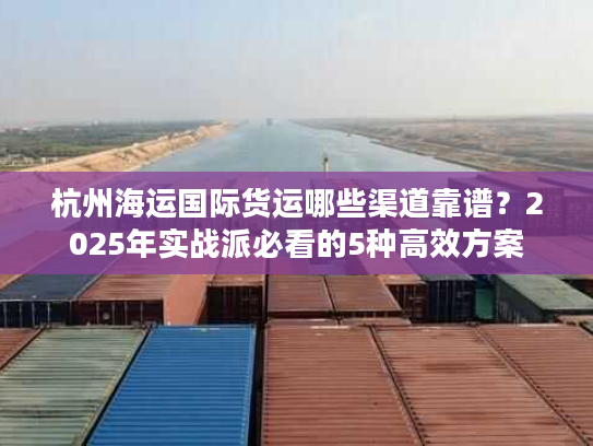 杭州海运国际货运哪些渠道靠谱？2025年实战派必看的5种高效方案