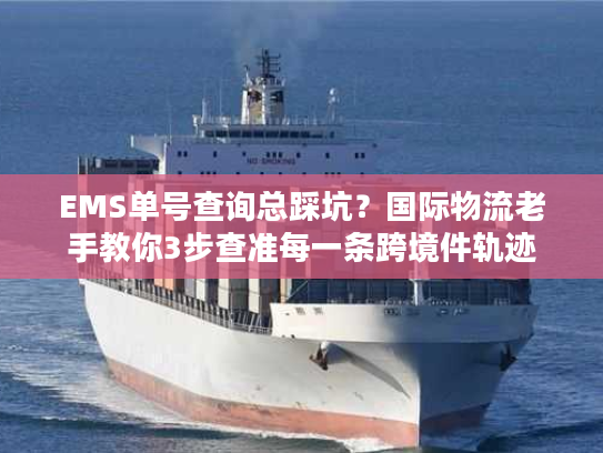 EMS单号查询总踩坑？国际物流老手教你3步查准每一条跨境件轨迹