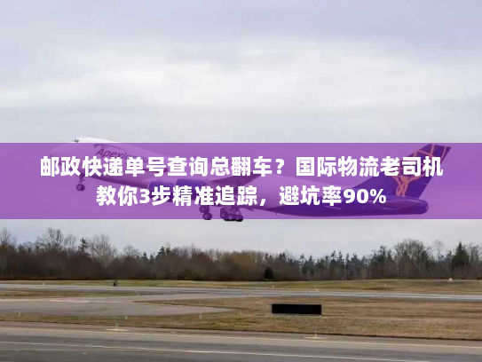 邮政快递单号查询总翻车？国际物流老司机教你3步精准追踪，避坑率90%