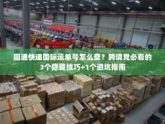 圆通快递国际运单号怎么查?跨境党必看的3个隐藏技巧+1个避坑指南 圆通快递国际运单号怎么查?跨境党必看的3个隐藏技巧+1个避坑指南