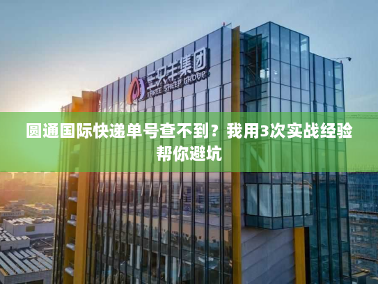 圆通国际快递单号查不到?我用3次实战经验帮你避坑 圆通国际快递单号查不到?我用3次实战经验帮你避坑
