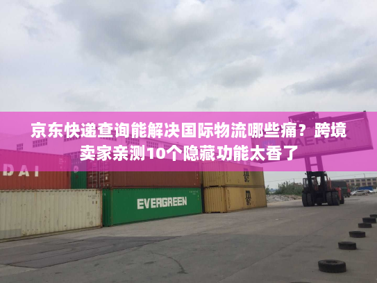京东快递查询能解决国际物流哪些痛?跨境卖家亲测10个隐藏功能太香了 京东快递查询能解决国际物流哪些痛?跨境卖家亲测10个隐藏功能太香了