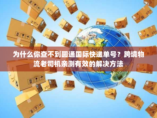 为什么你查不到圆通国际快递单号?跨境物流老司机亲测有效的解决方法 为什么你查不到圆通国际快递单号?跨境物流老司机亲测有效的解决方法