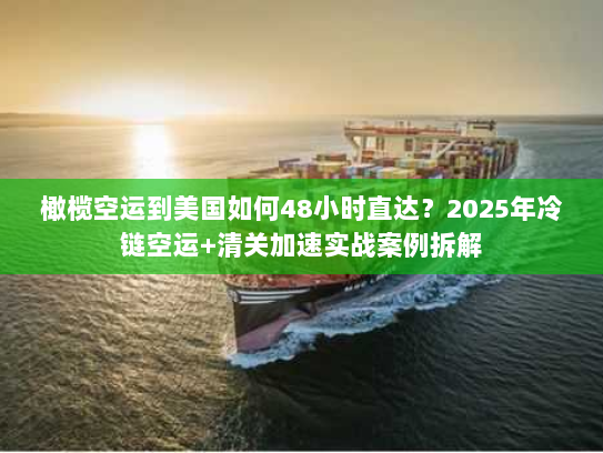橄榄空运到美国如何48小时直达?2025年冷链空运+清关加速实战案例拆解 橄榄空运到美国如何48小时直达?2025年冷链空运+清关加速实战案例拆解