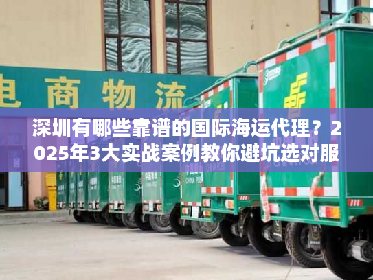 深圳有哪些靠谱的国际海运代理？2025年3大实战案例教你避坑选对服务商
