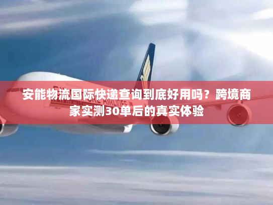 安能物流国际快递查询到底好用吗?跨境商家实测30单后的真实体验 安能物流国际快递查询到底好用吗?跨境商家实测30单后的真实体验