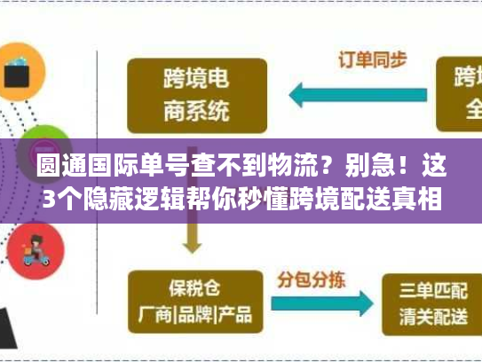 圆通国际单号查不到物流？别急！这3个隐藏逻辑帮你秒懂跨境配送真相
