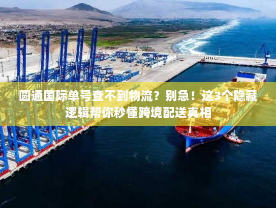 圆通国际单号查不到物流？别急！这3个隐藏逻辑帮你秒懂跨境配送真相
