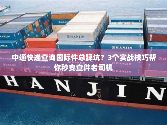 中通快递查询国际件总踩坑?3个实战技巧帮你秒变查件老司机 中通快递查询国际件总踩坑?3个实战技巧帮你秒变查件老司机