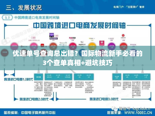 优速单号查询总出错？国际物流新手必看的3个查单真相+避坑技巧